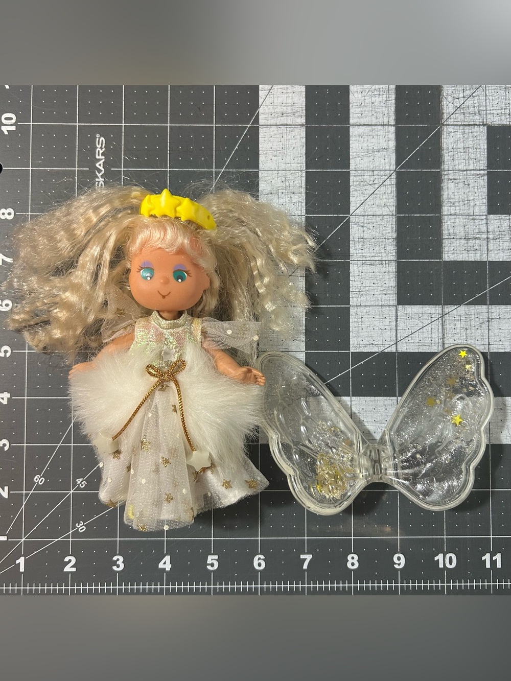 Vintage 1993 "My Little Angel" Luminar Doll Sparkle Wings ERTL Toy